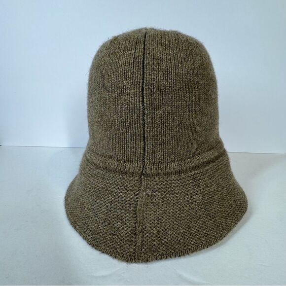 Loro Piana Pastore Cashmere Blend Bucket Hat Made in Italy Tundra Melange Medium main image 6